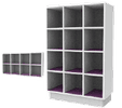 Casiers ouverts